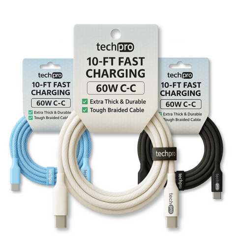 10ft USB-C to USB-C Cable Braided in Hang Tags