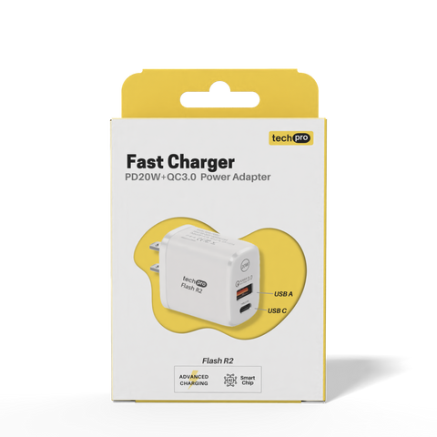 20W USB C + A Fast Wall Charger in Retail Box