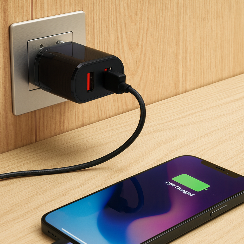 5V 2A Fast Charging Dual USB Wall Charger