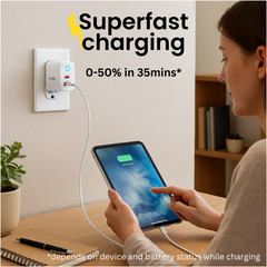 25W USB C + A Superfast Wall Charger in Retail box