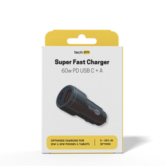60w PD Superfast USB C = A Car Charger