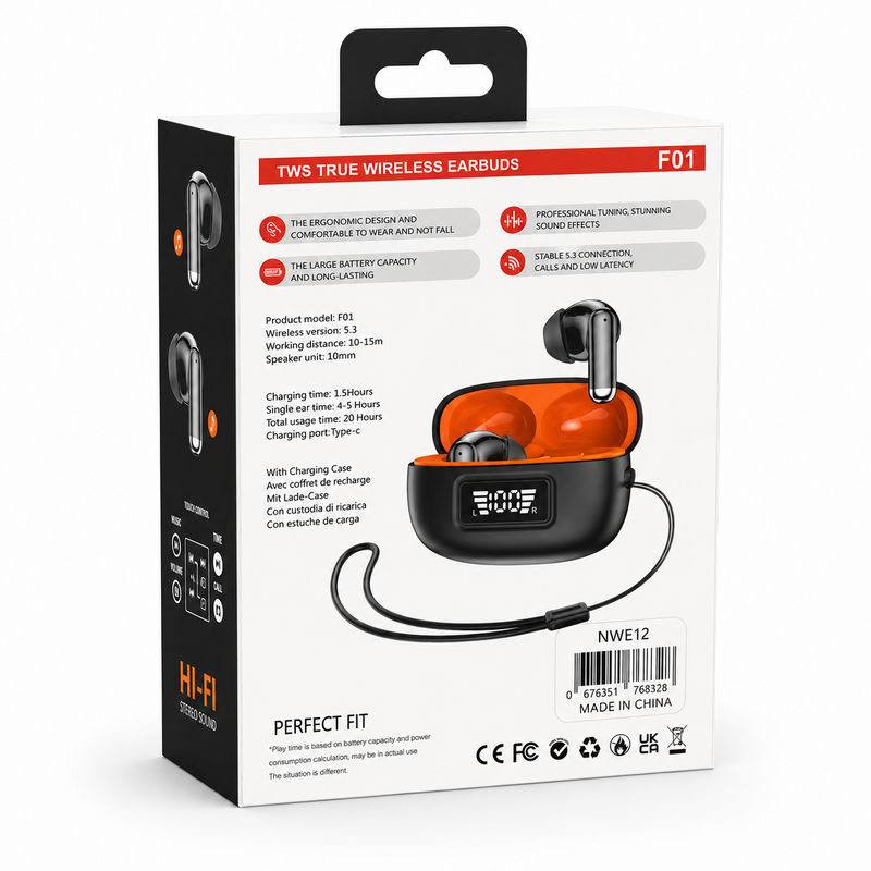 TechPro AirBeats TWS Wireless Earbuds