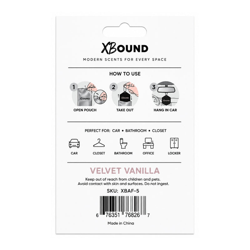 XBound Vanilla Hanging Car Air Freshener Bulk pack