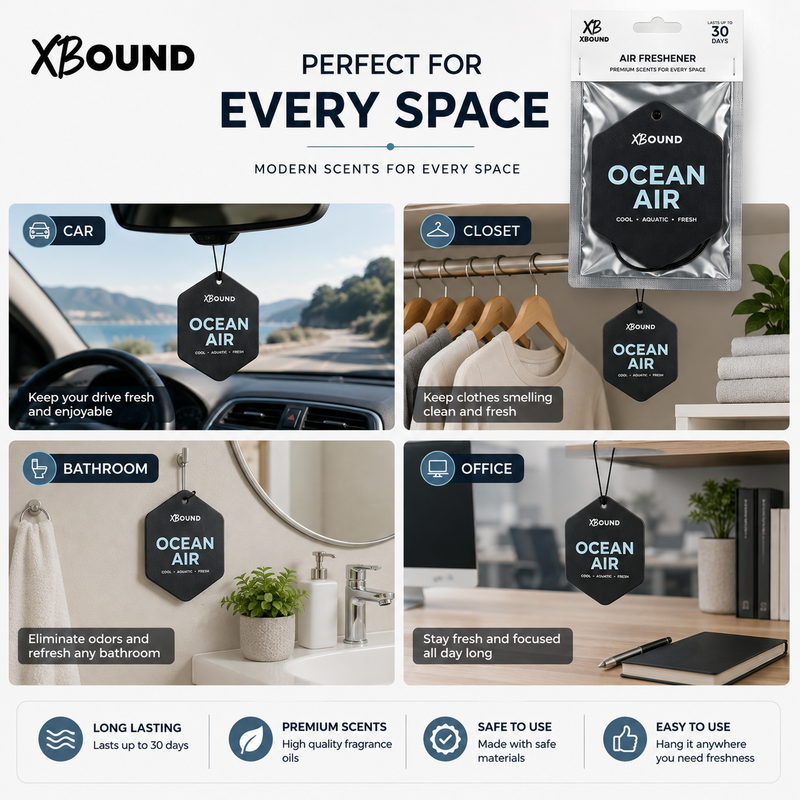 XBound Honey Peach Car Air Freshener Bulk pack