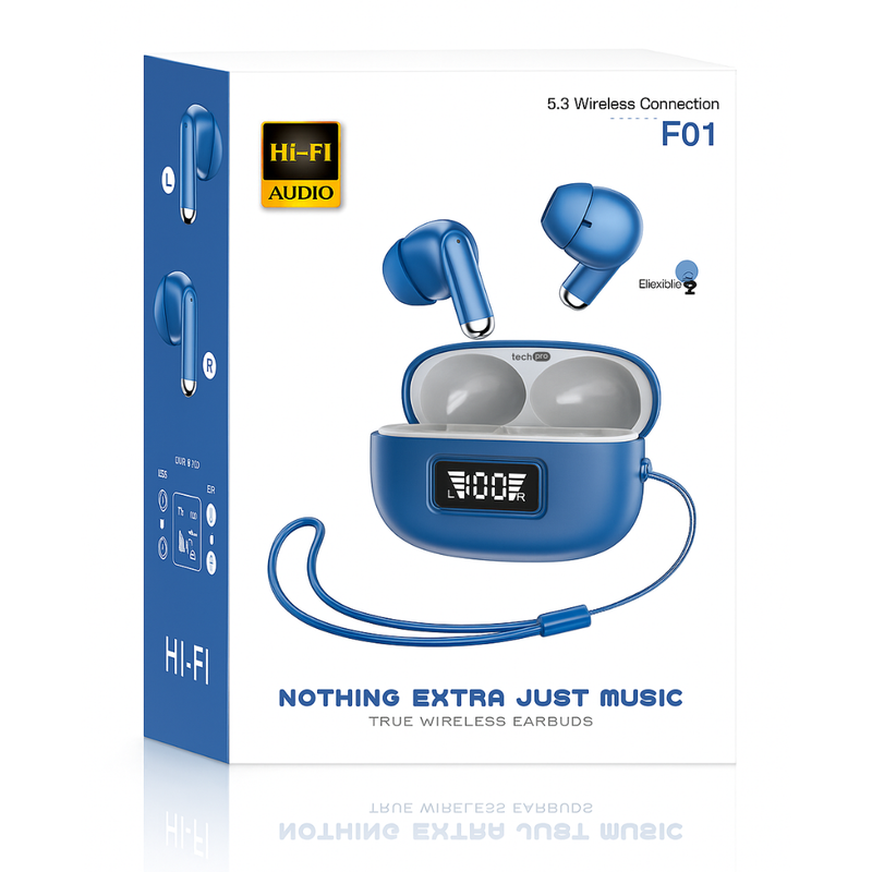 TF01 Wireless Bluetooth earbuds Blue