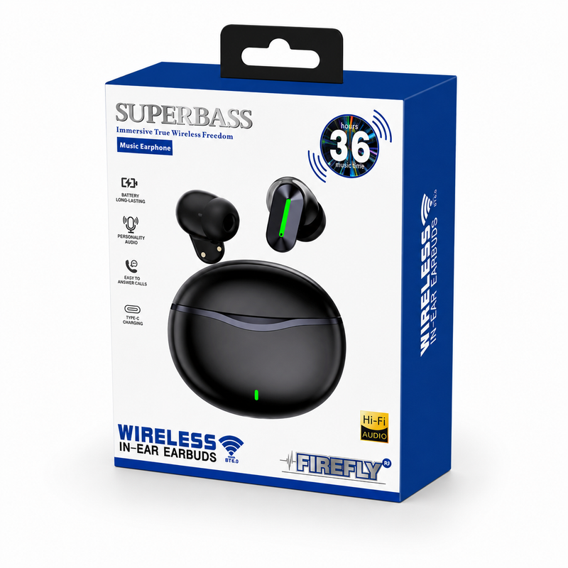 TechPro FireFly Mini wireless bluetooth earbuds