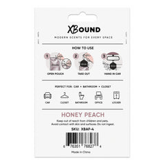 XBound Honey Peach Car Air Freshener Bulk pack