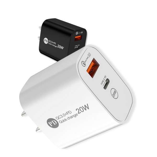 20W PD USB C + A Fast Wall Charger