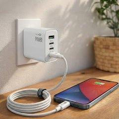 40W PD USB C+C+A Wall Charger 3ports