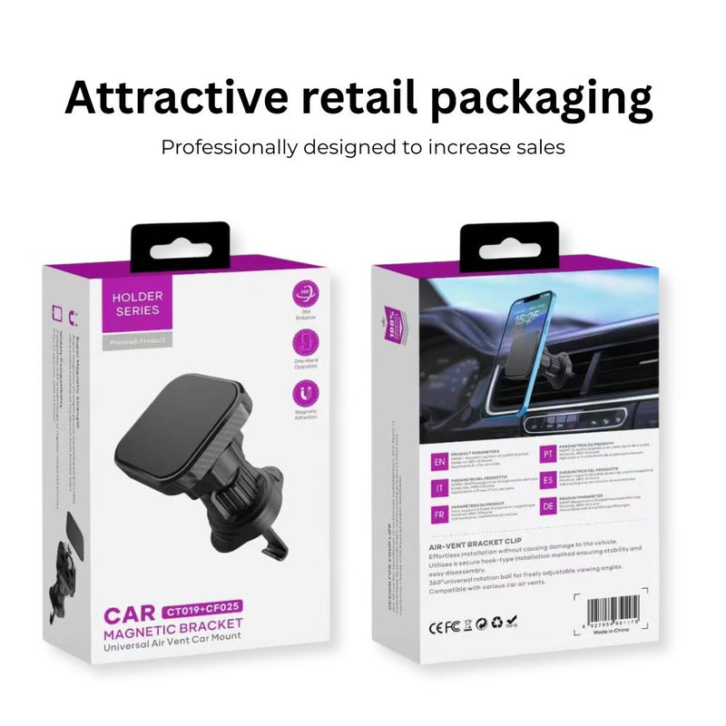 Magnetic Car A.C. Vent Phone Mount