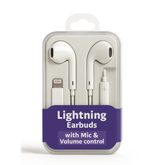 8pin earbuds with Mic & Volume control