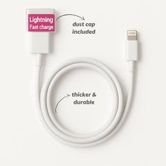 3ft USB Lightning Cable in Retail Box
