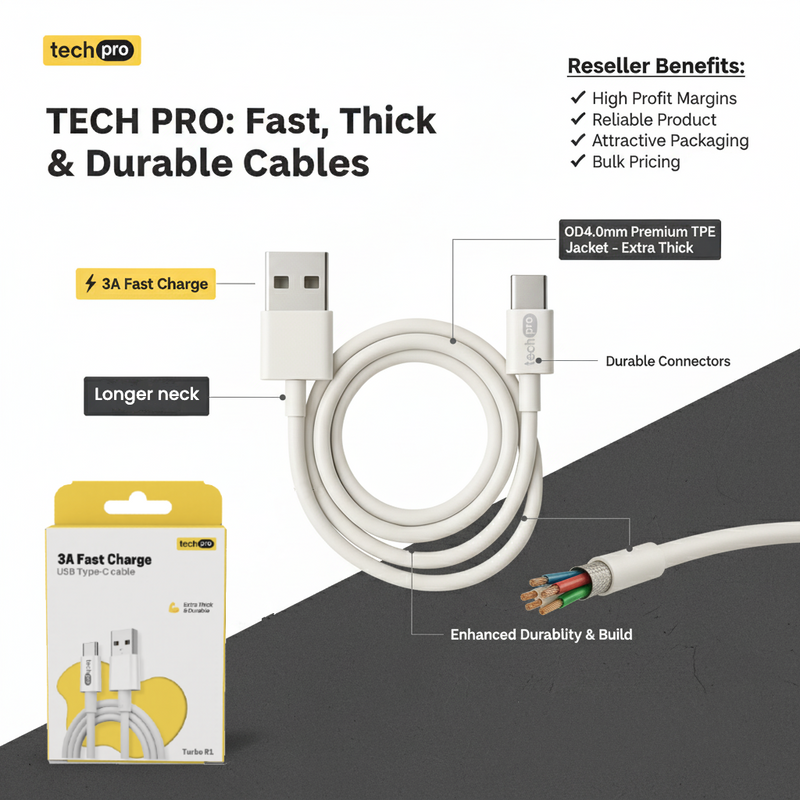 3ft USB Type-C Cable in Retail Box