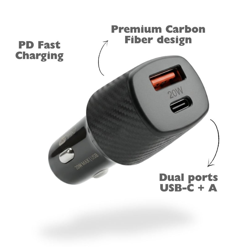 20W Fast Car Charger Set