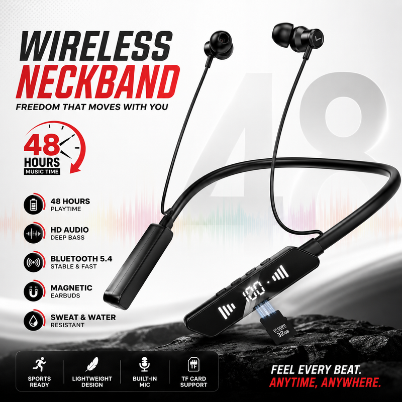 TechPro RunnerZ Wireless Neckband Headphones