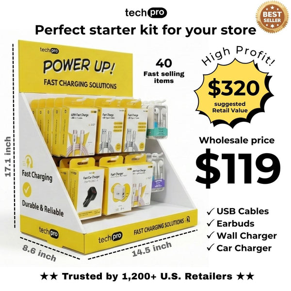 40pcs Phone Accessory Countertop display stand - Starter Kit