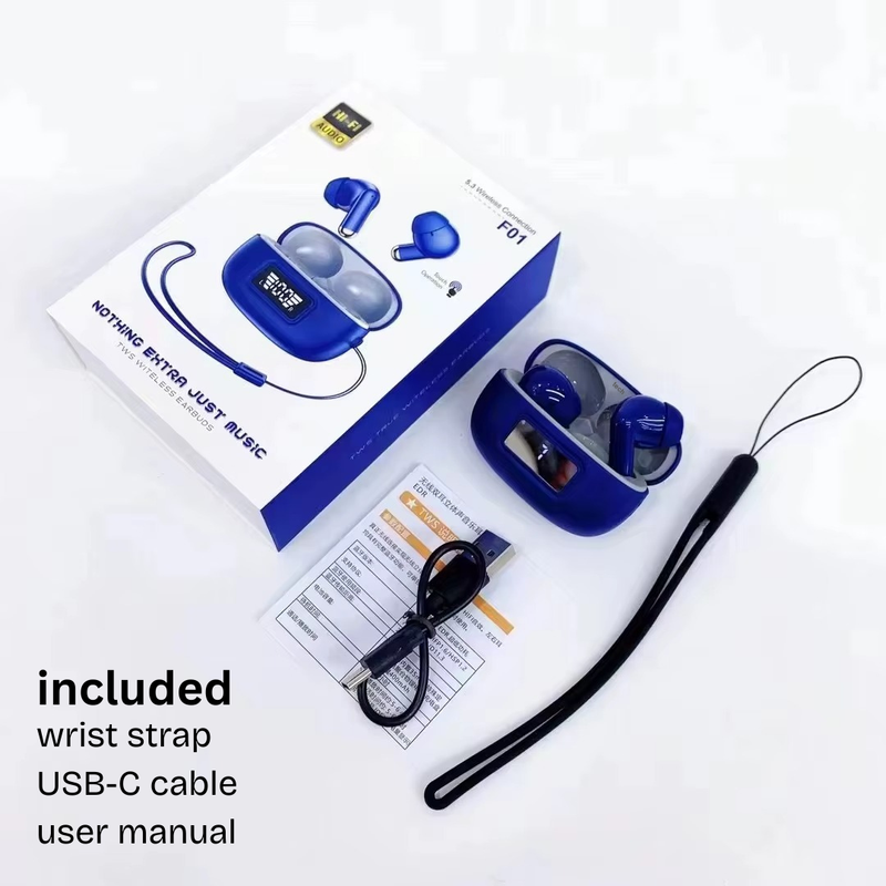 TF01 Wireless Bluetooth earbuds Blue
