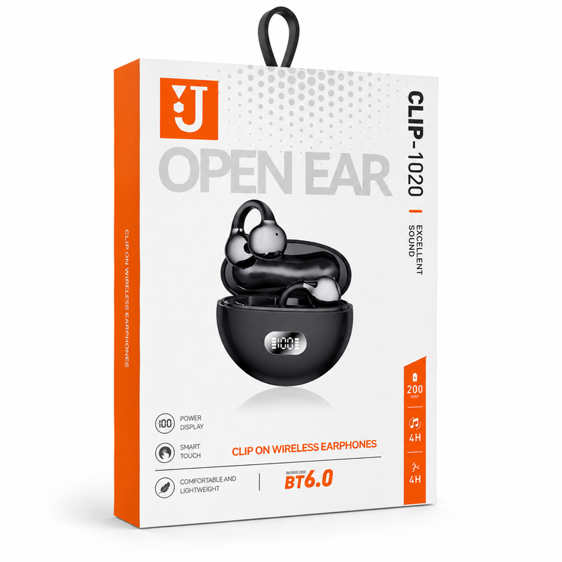 TechPro EarClips CLIP-1020 Open ear bluetooth earbuds