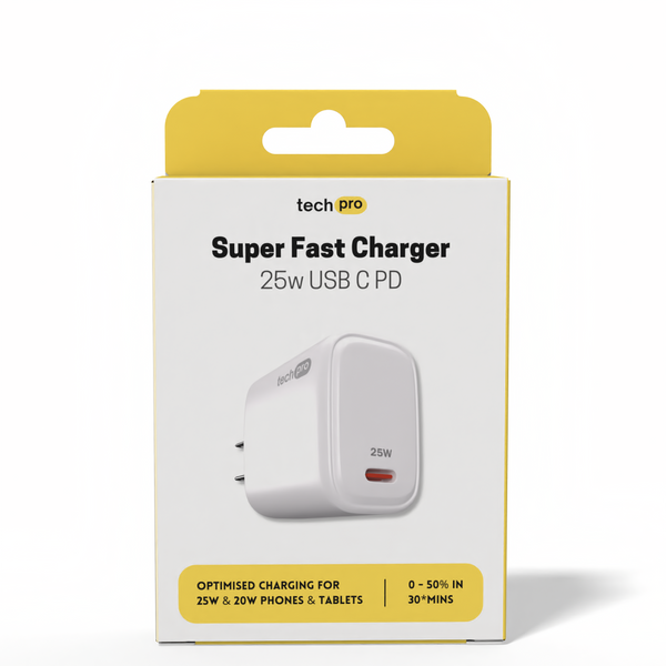 25W SuperFast USB-C PD Wall Charger